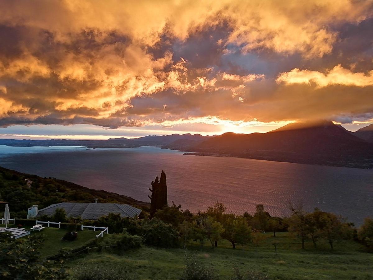 B&B Da Paolo Con Vista Lago Di Garda San Zeno di Montagna Exterior photo