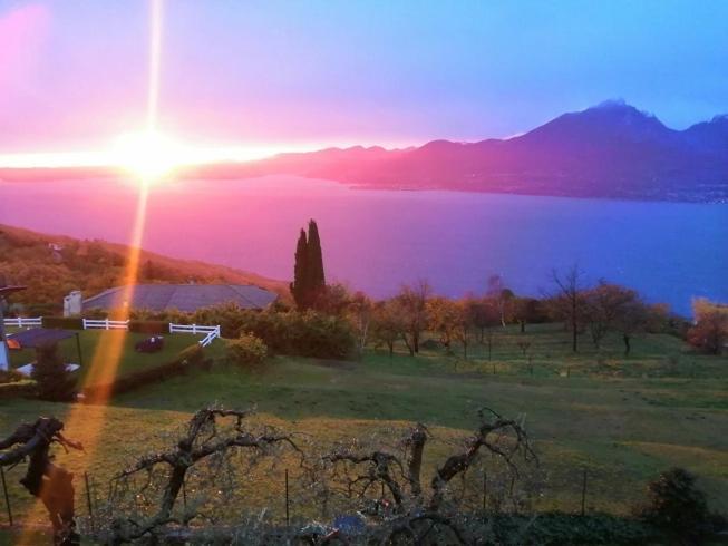 B&B Da Paolo Con Vista Lago Di Garda San Zeno di Montagna Exterior photo