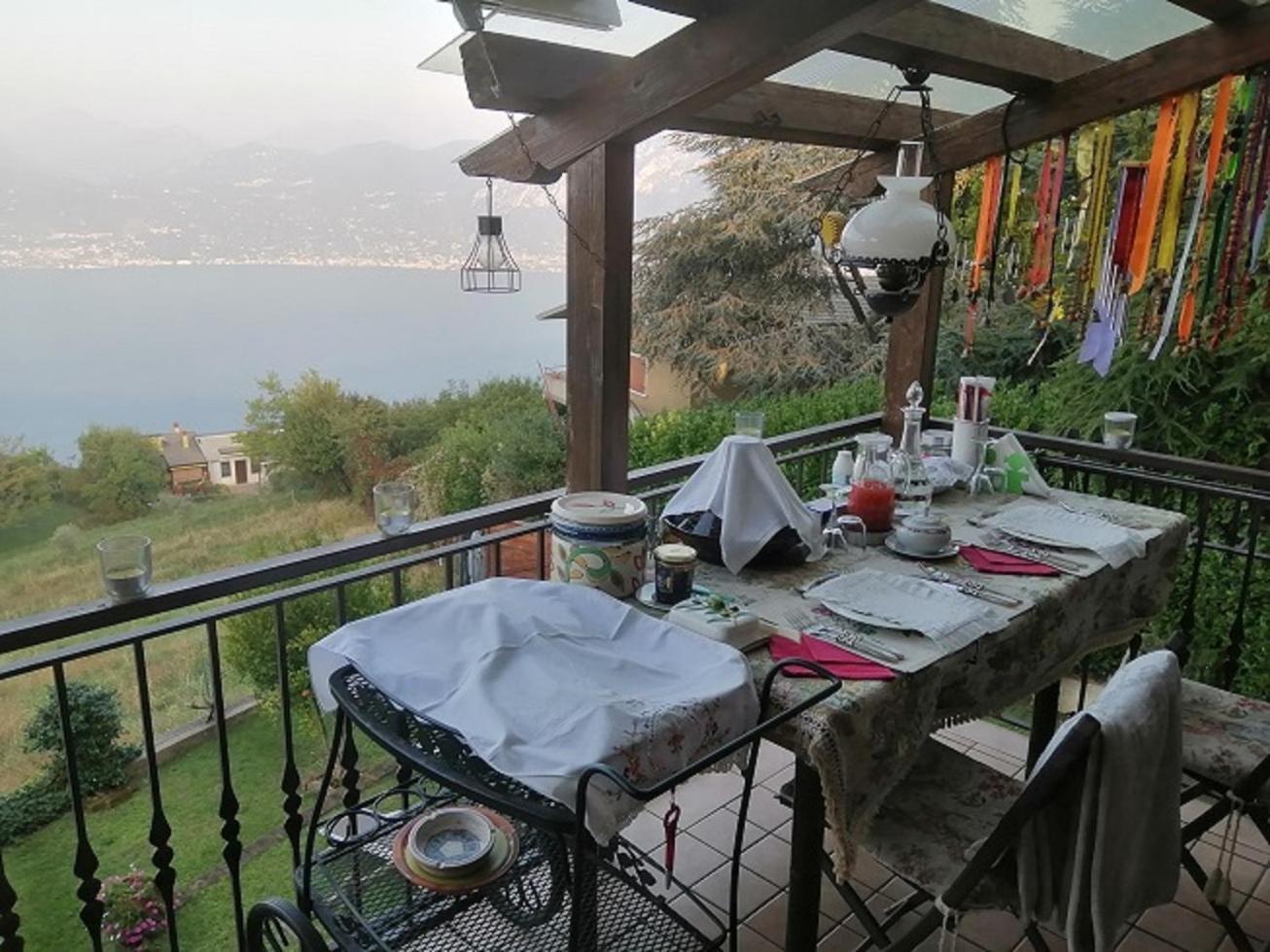 B&B Da Paolo Con Vista Lago Di Garda San Zeno di Montagna Exterior photo